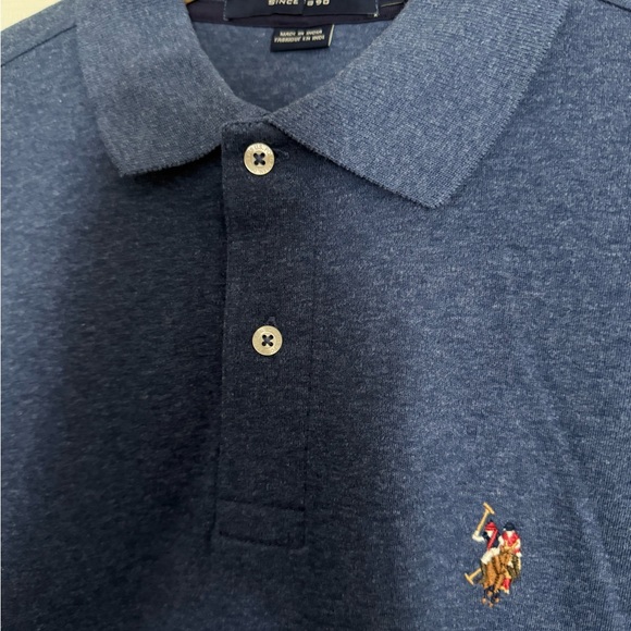 U.S. Polo Assn. Blue Polo Shirt - Picture 4 of 5